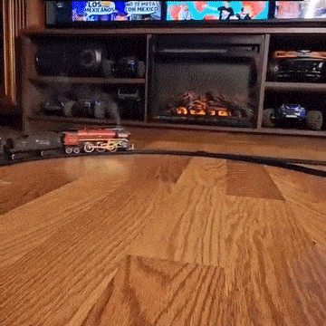 🚂Christmas Remote Control Train Set – Realistic Steam, Lights & Sounds