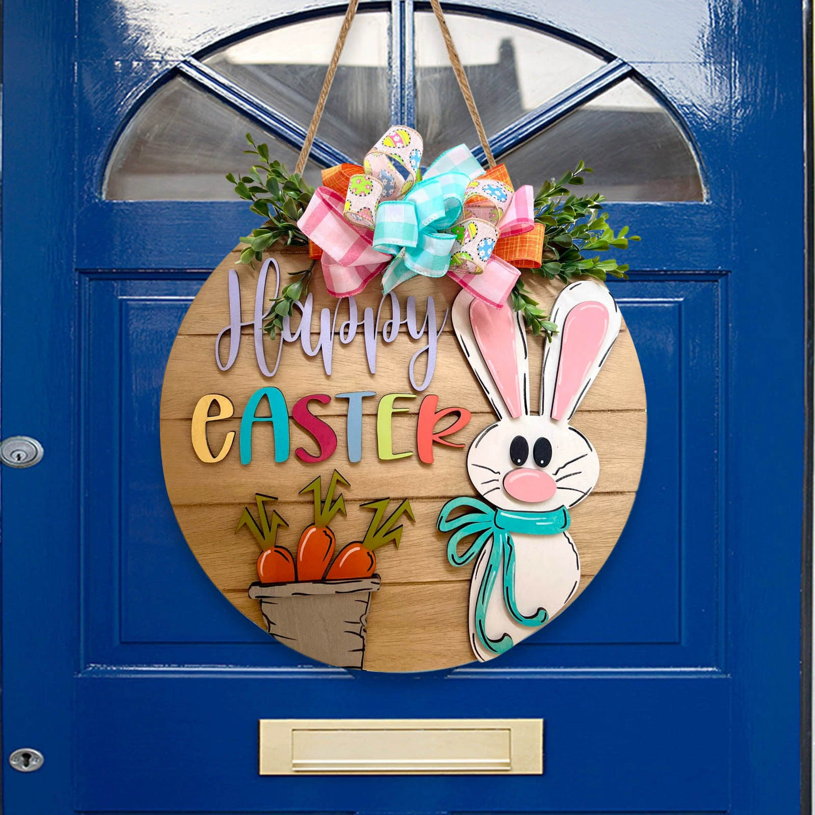 Easter Wooden Hanging Sign-Charm for Spring!