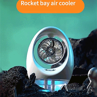 Rocket Cabin Double Spray Air Conditioning Water Cooling Fan