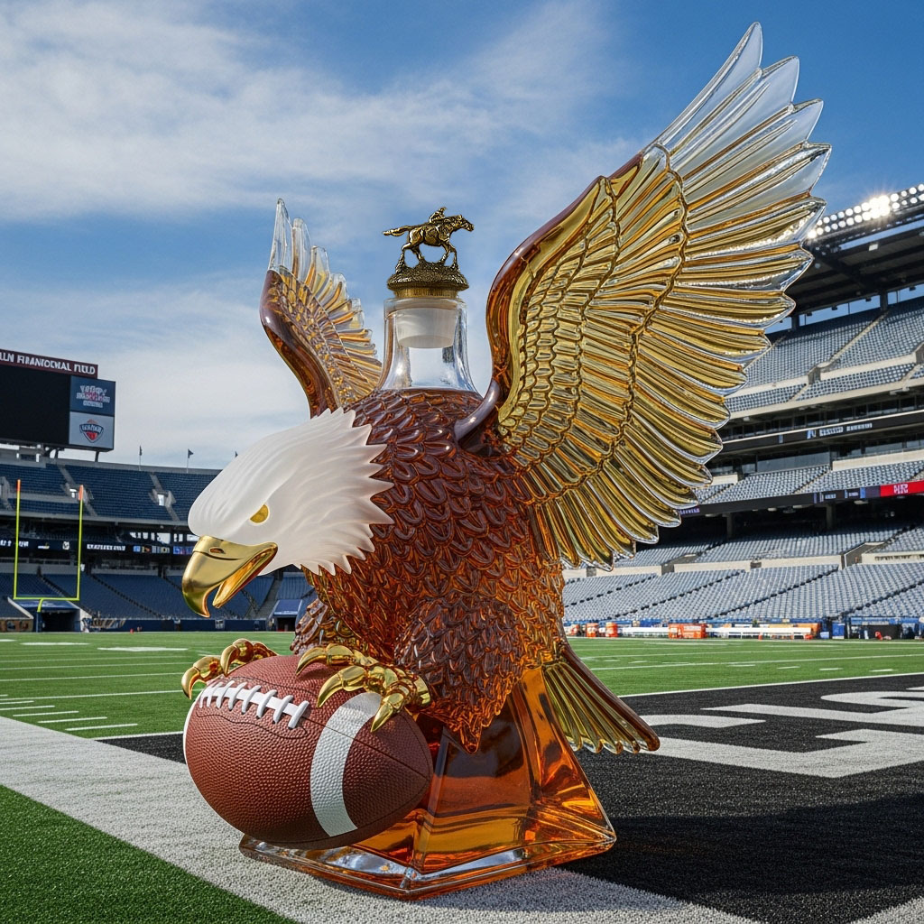🏈 NFL ✨Philadelphia Eagles Retro Logo Whiskey Bottle🦅