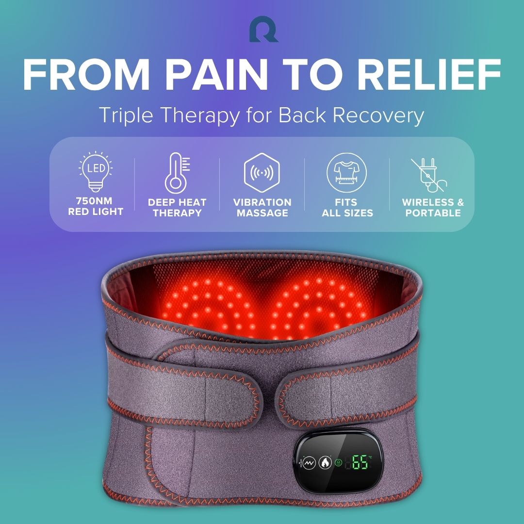 HeatBoost™ Ease Pain Red Light Lumbar Belt
