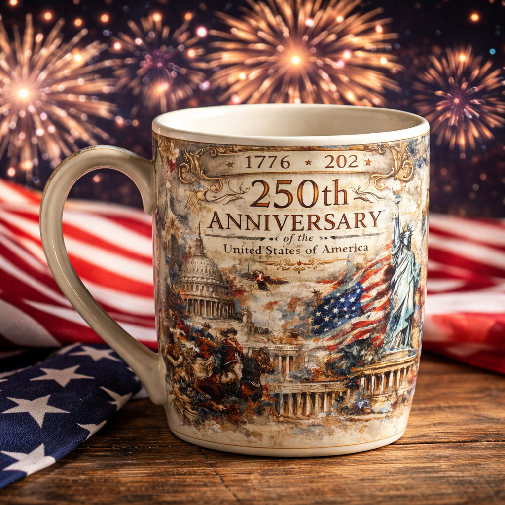 u.s. 250th Anniversary Commemorative Mug