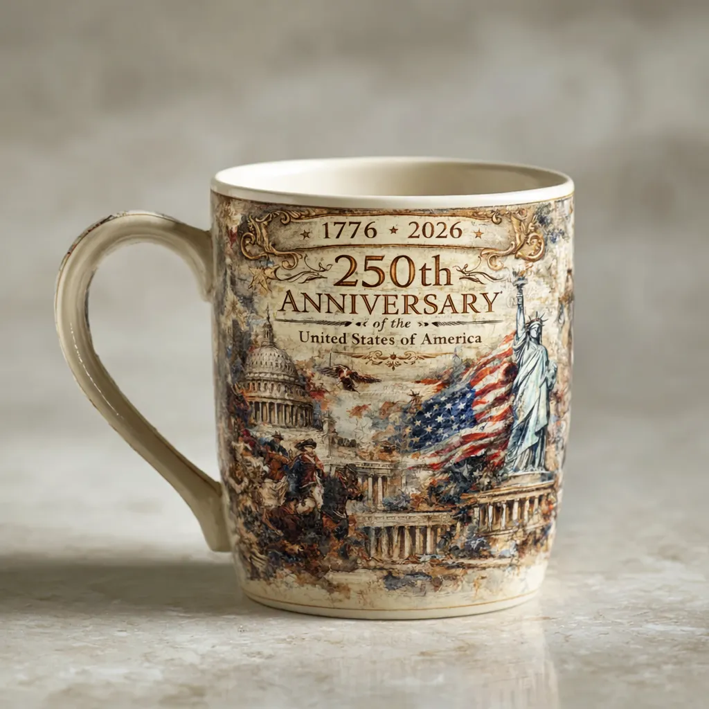 u.s. 250th Anniversary Commemorative Mug