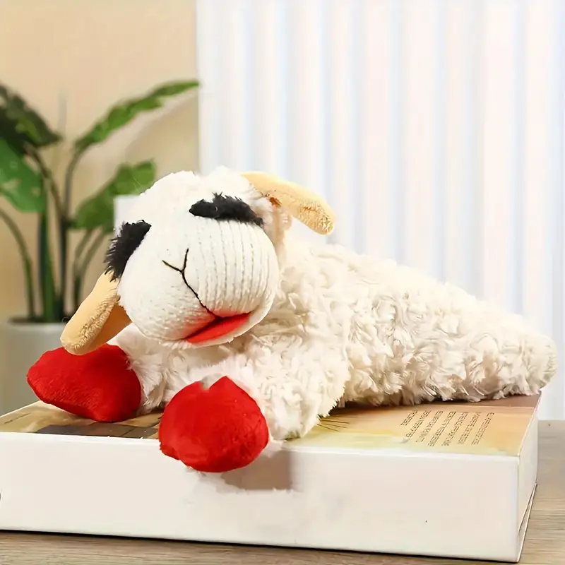 Lamb Chop Dog Squeaky Plush Toy