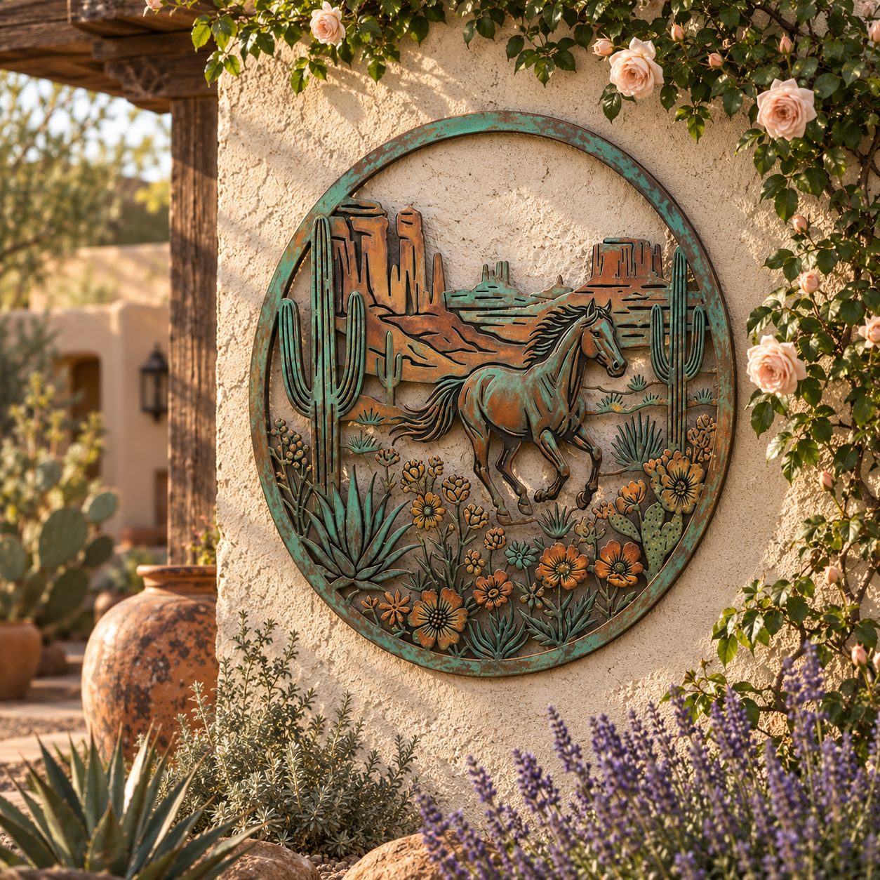 🐴Western Horse Desert Garden Wall Decor