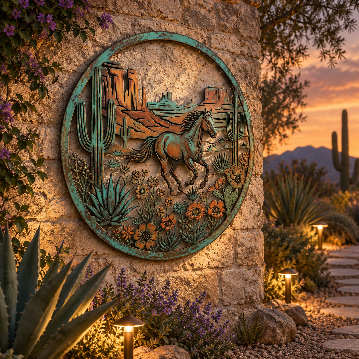 🐴Western Horse Desert Garden Wall Decor