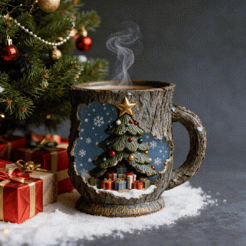 Christmas Themed Mugs Collection