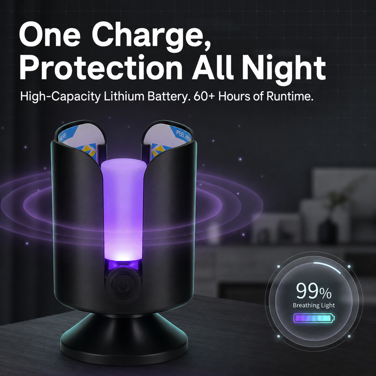 Smart Glue-Board Mosquito Trap Light