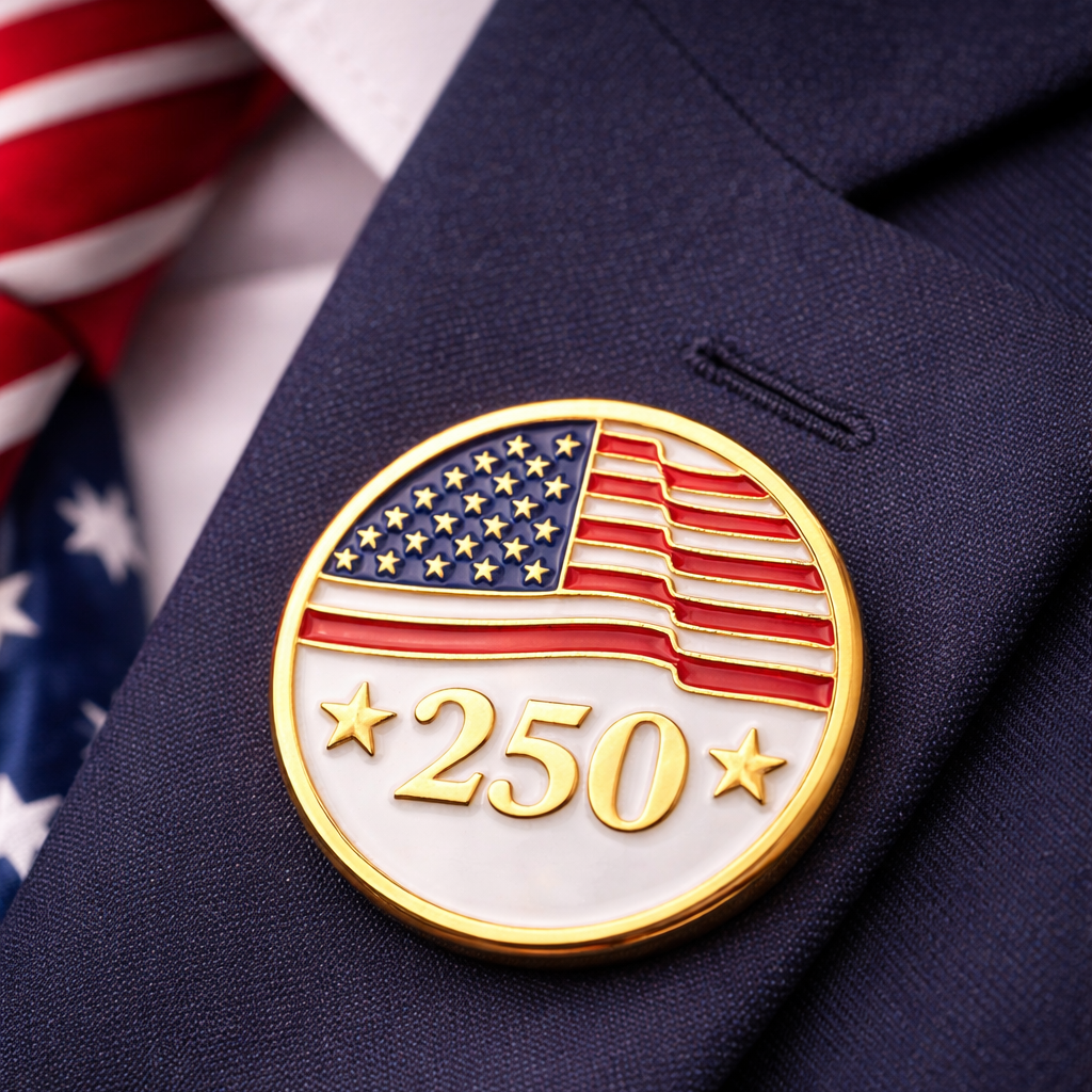 🇺🇸 America 250th Anniversary Enamel Lapel Pins