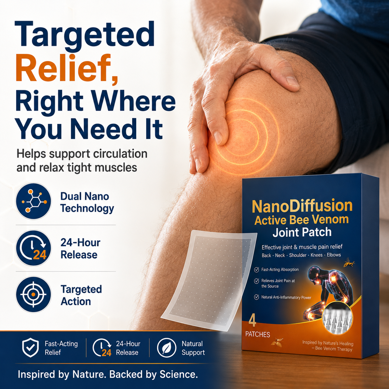 Muscle & Joint Relief Patch – Targeted Comfort for Pain, Soreness