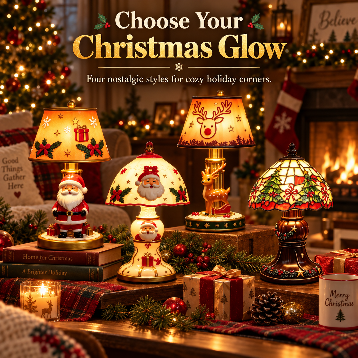 Nostalgic Christmas Table Lamp