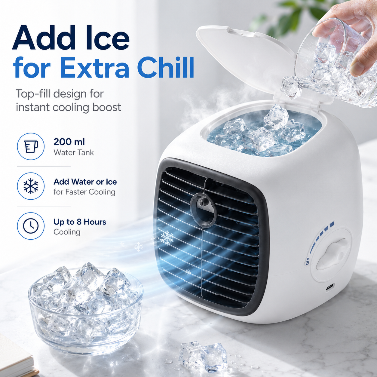 ❄️Silent Spray Super-Powerful Air Cooler