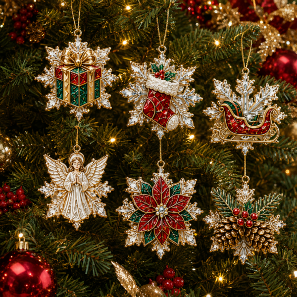 24-Day Snowflake Christmas Countdown Advent Calendar
