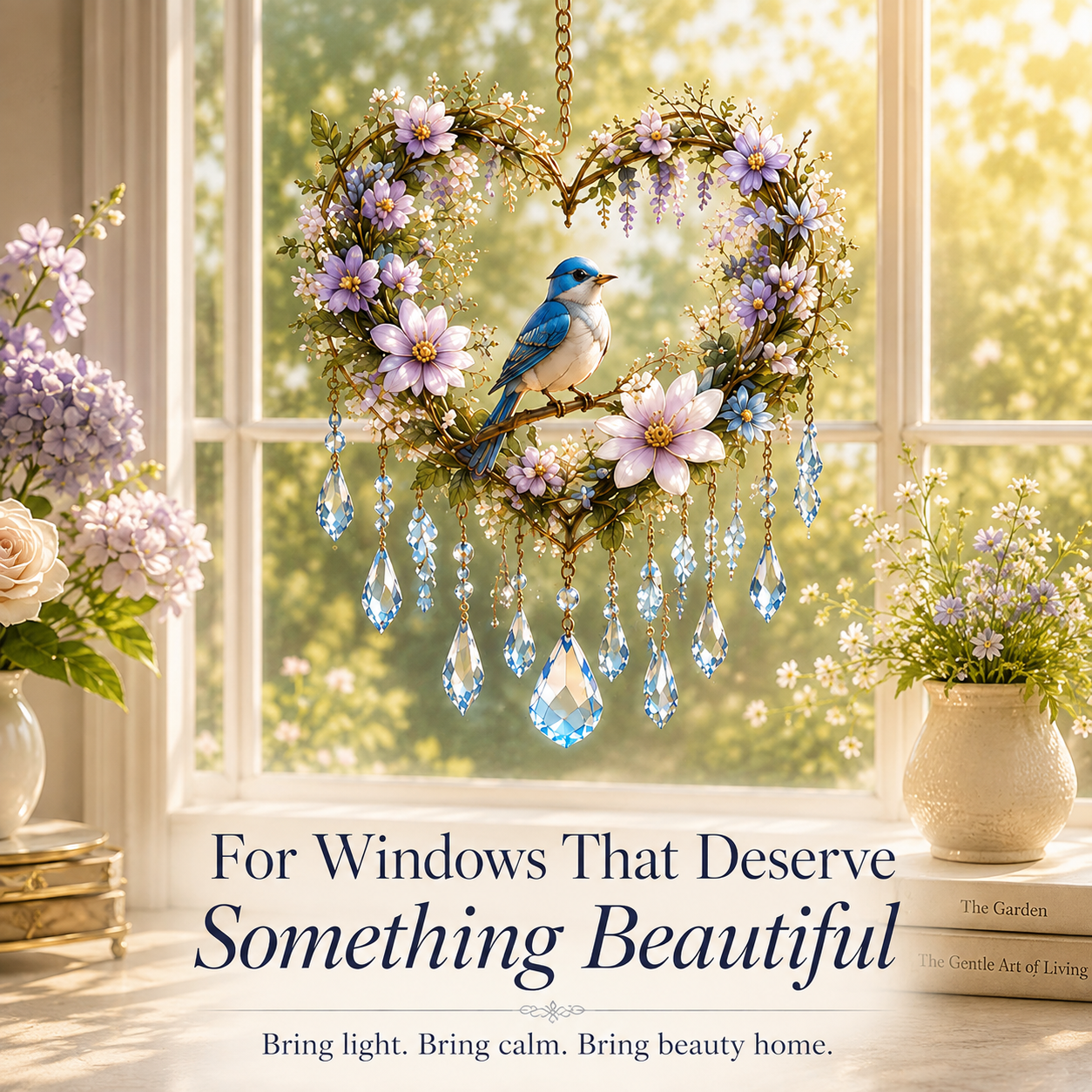 Crystal Garden Suncatcher – Turn an Empty Window Into a Beautiful, Light-Filled Corner