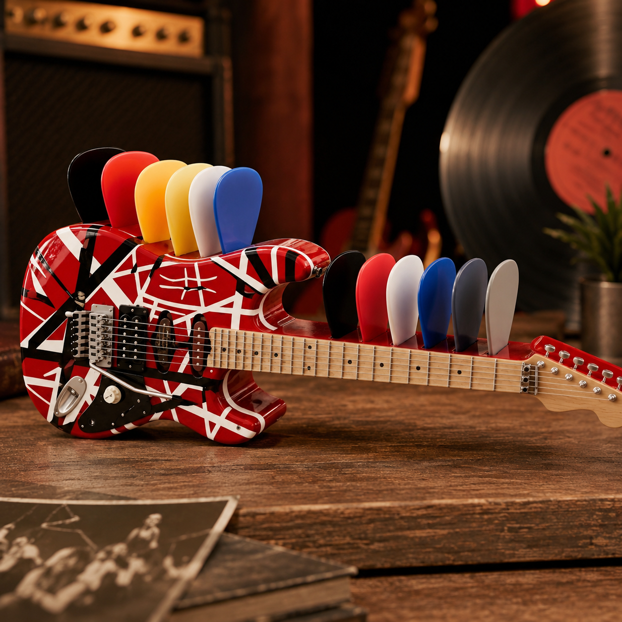 EVH Signature Guitar Pick Holder Desk Ornament