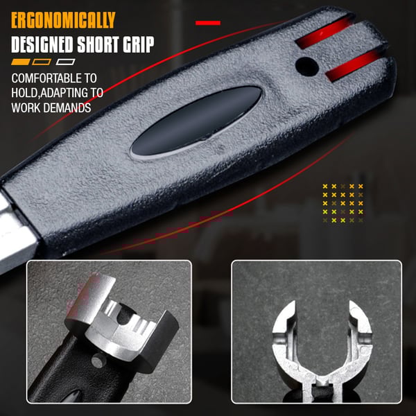 🔥New Multifunctional Adjustable Double-ended Wrench Tool