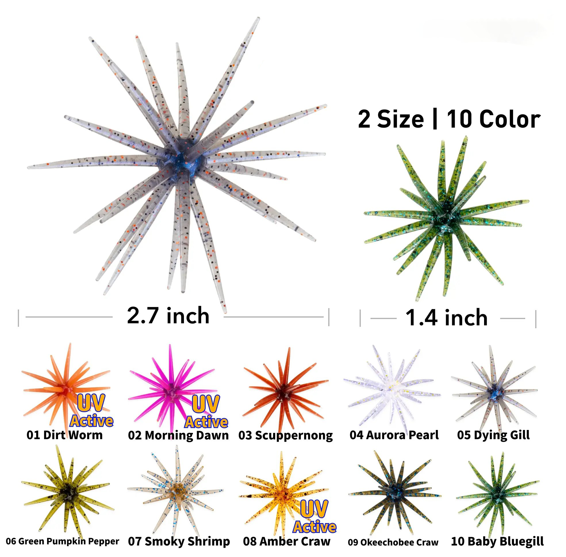 🎣2026 HOT SALE 49% OFF🐙 Tentacle Finesse Soft Plastic Lure
