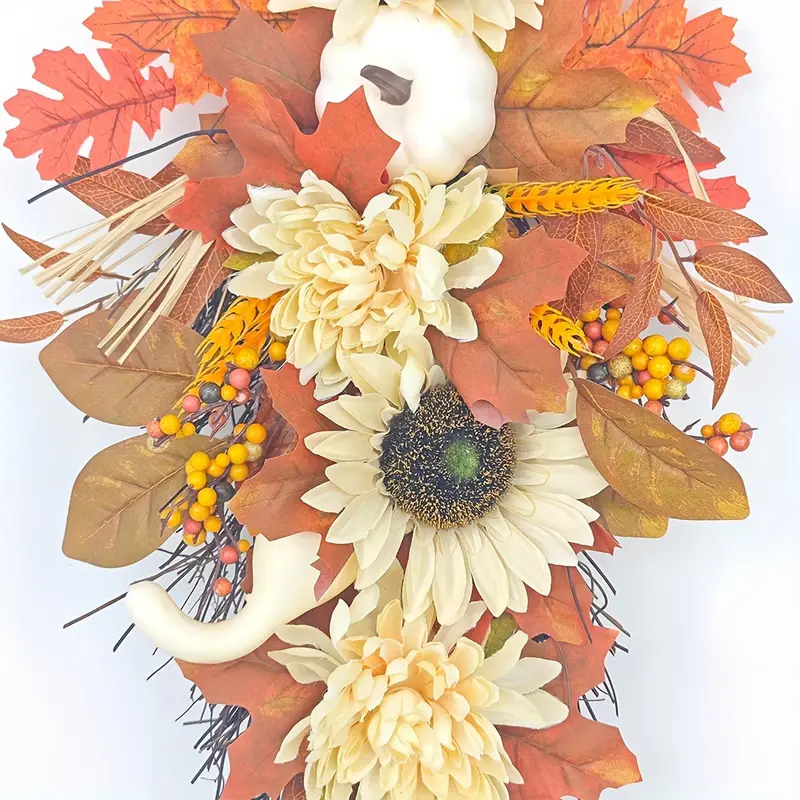20inch Thanksgiving Fall Wreath Autumn Decor