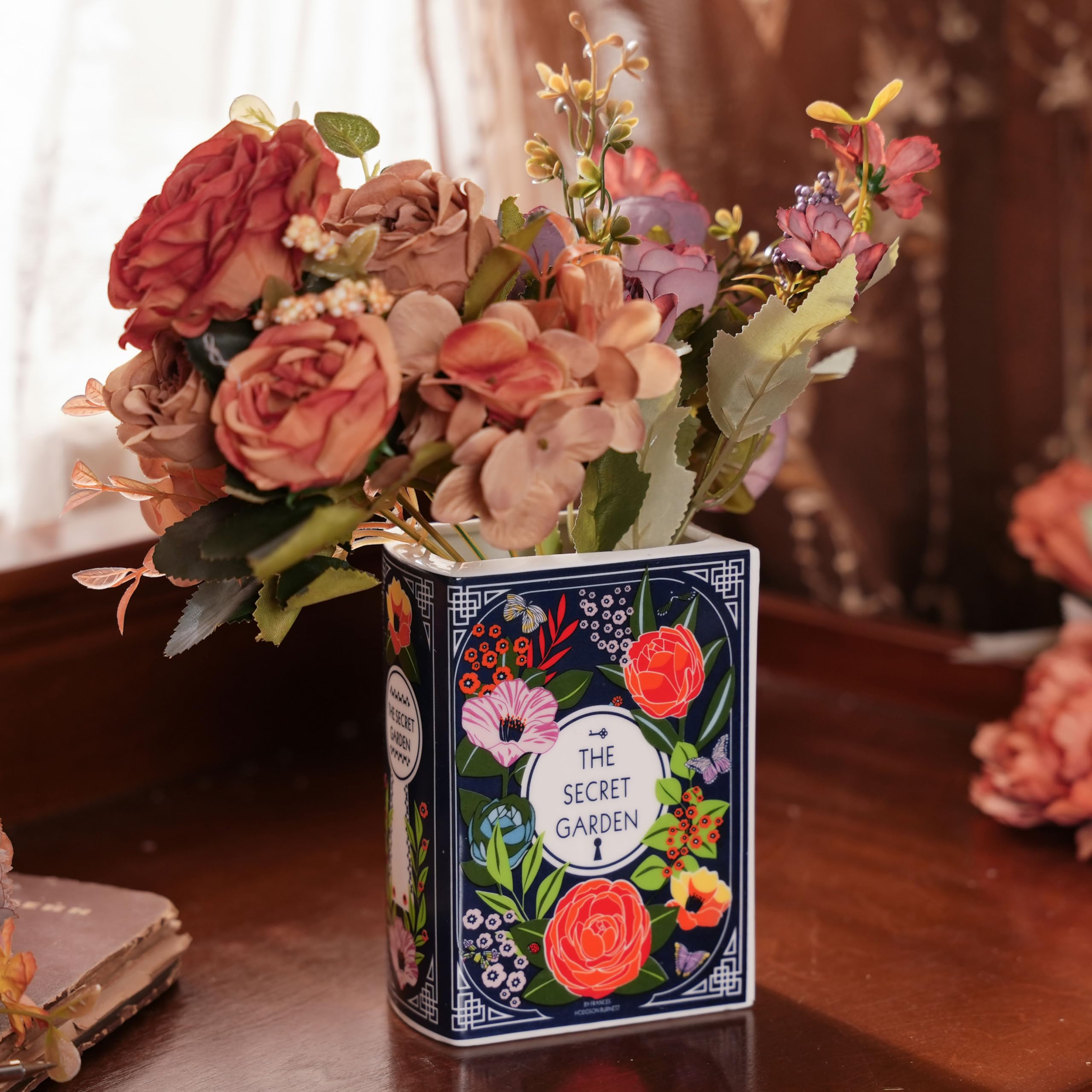 Original Book-Shaped Decorative Vase