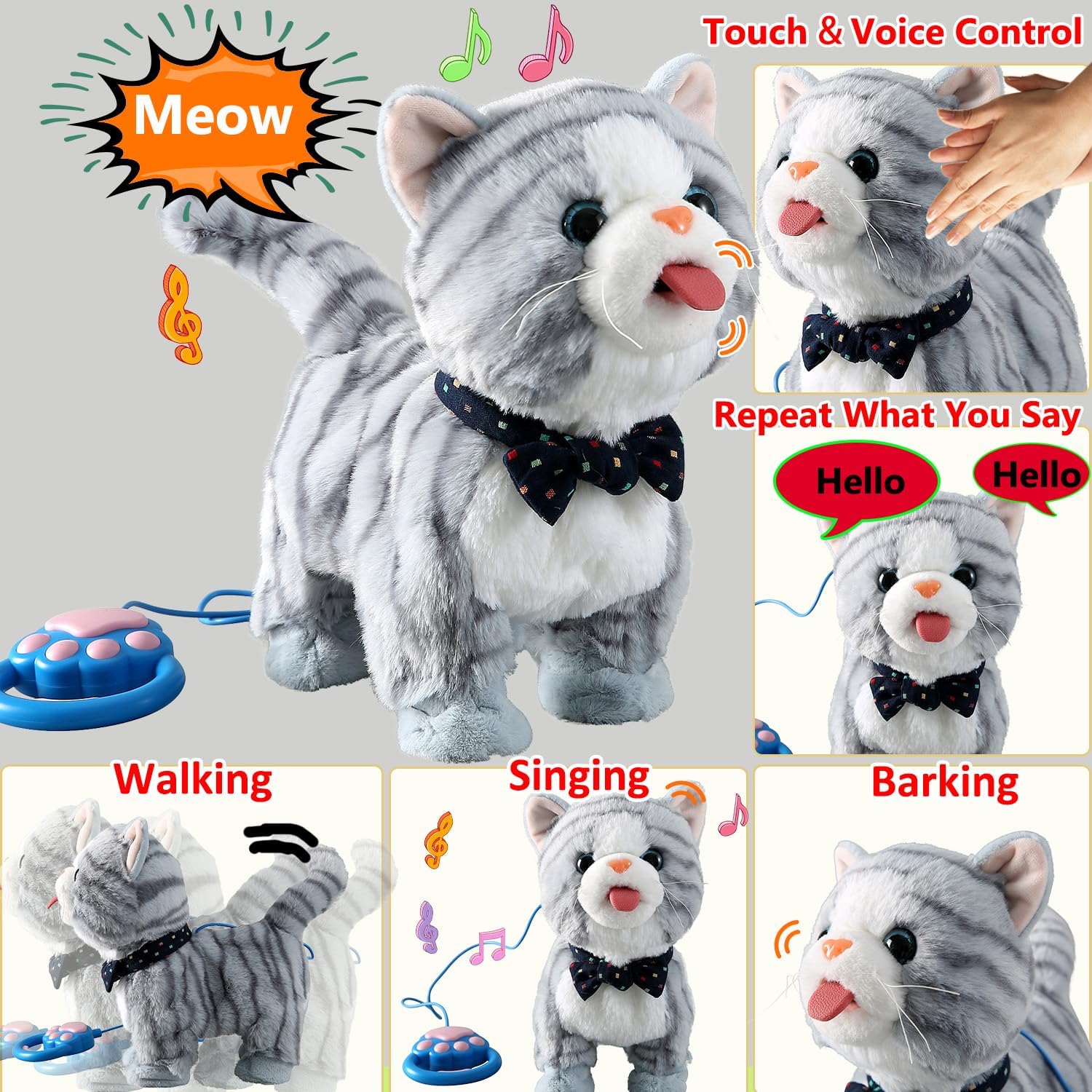 Walking Kitty Plush Toy