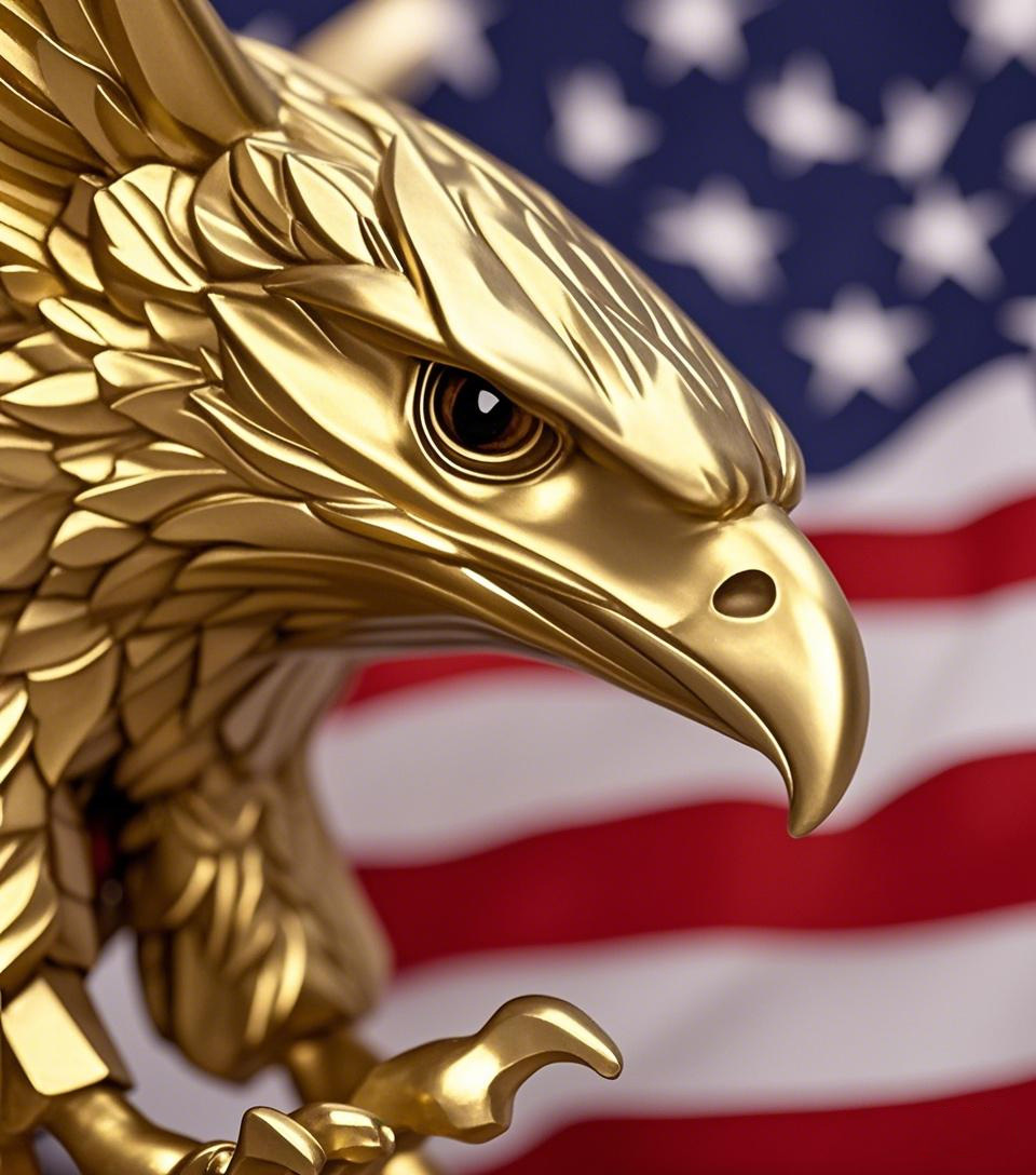 🔥 49% OFF🔥The perfect memorial gift - Brave Eagle Soaring Statue