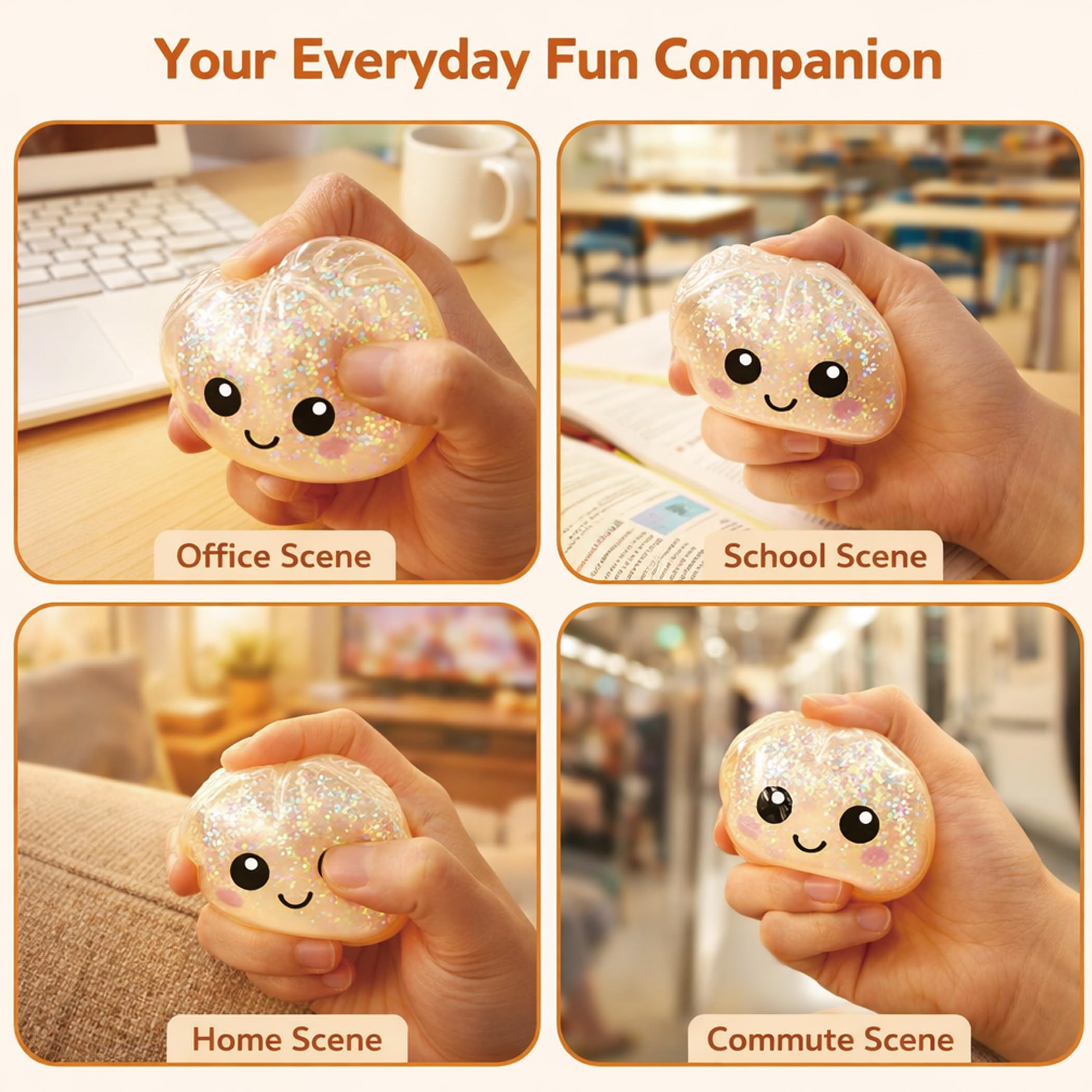 Dumpling Squishies, Glitter Dumpling Mystery Box