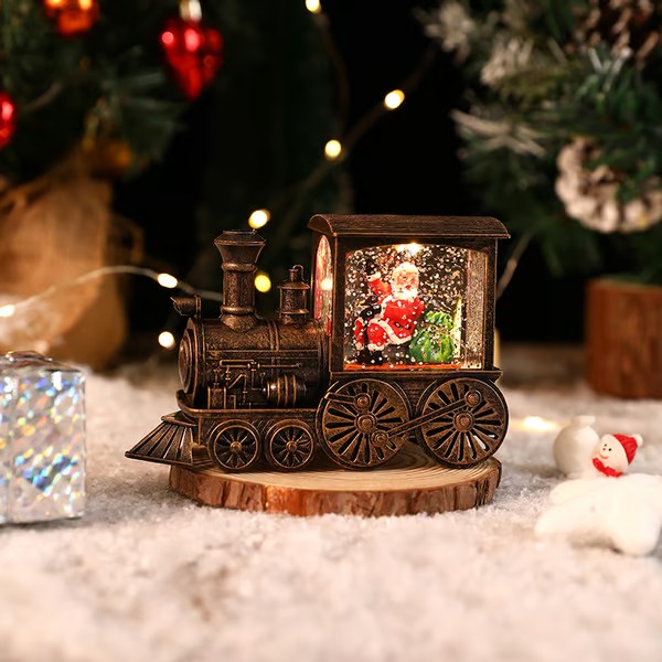🎅Christmas Eve train snowflake Music Box
