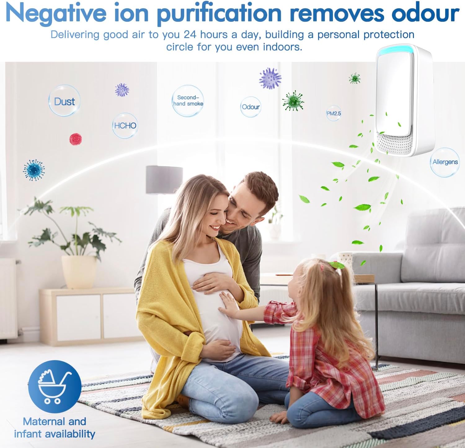 Air Purifier Room Mold Deodorizer Pet Odor Eliminator