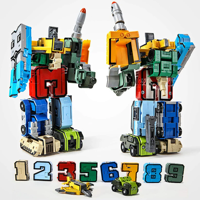 Number algorithm Alpha Bot Robet Toys 15Pcs