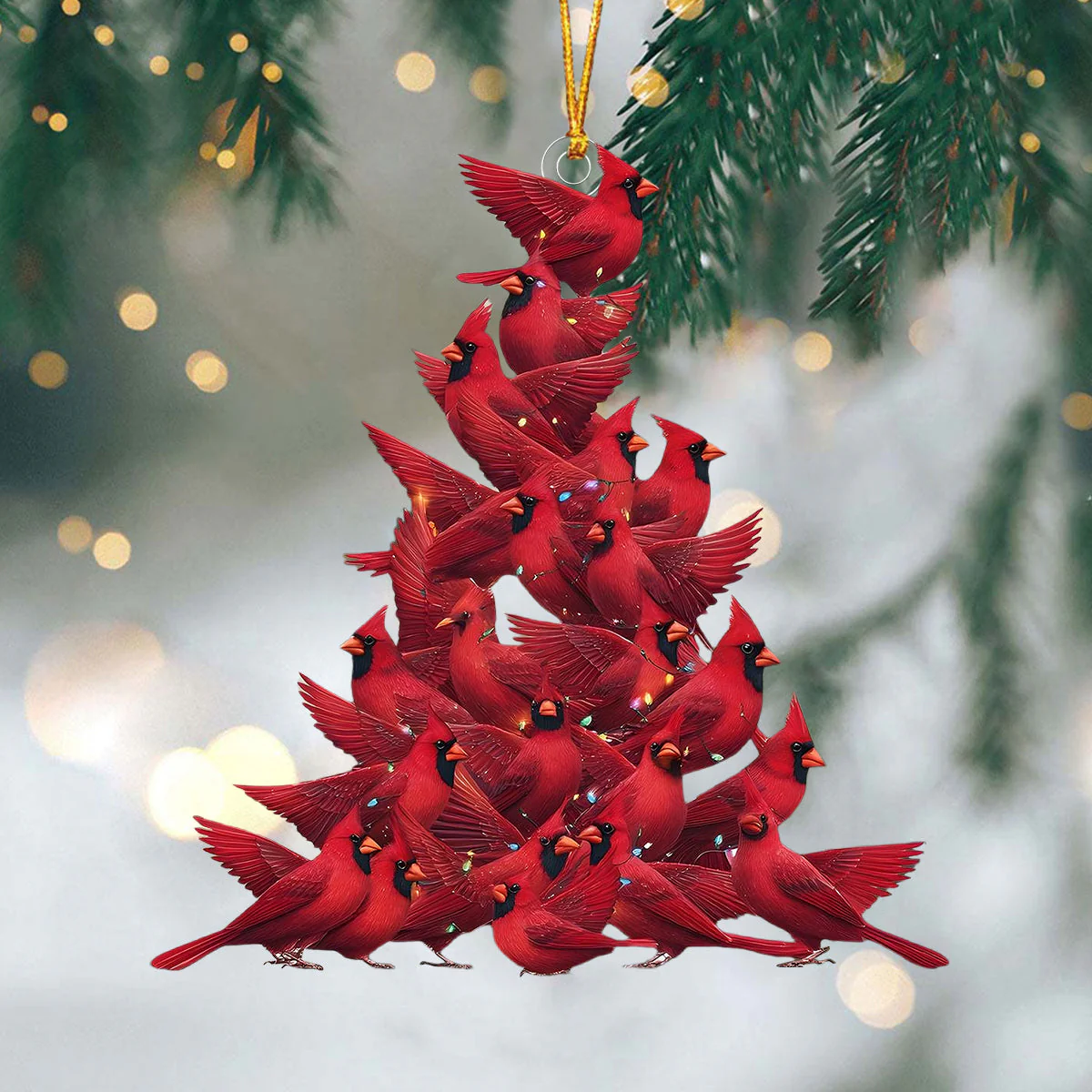 Cardinal Hanging Ornament
