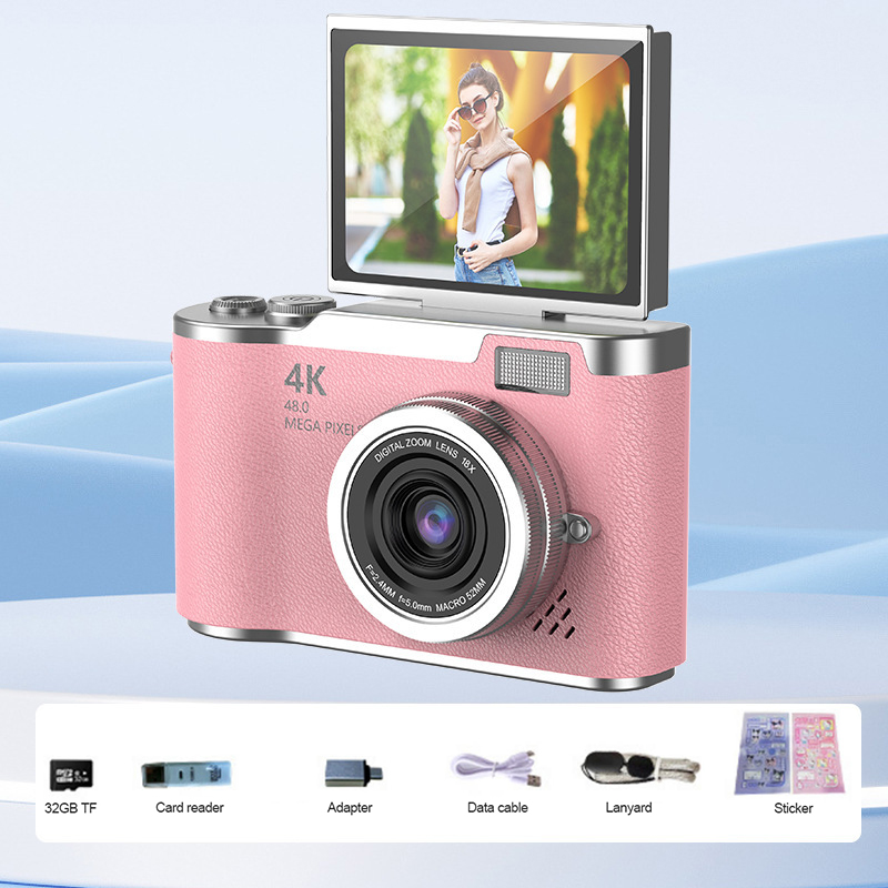 4K Foldable Screen Digital Camera