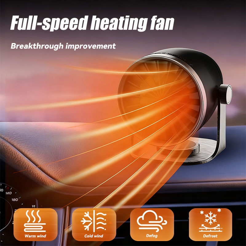 Upgraded Version With Larger Wide-Angle Car Heater