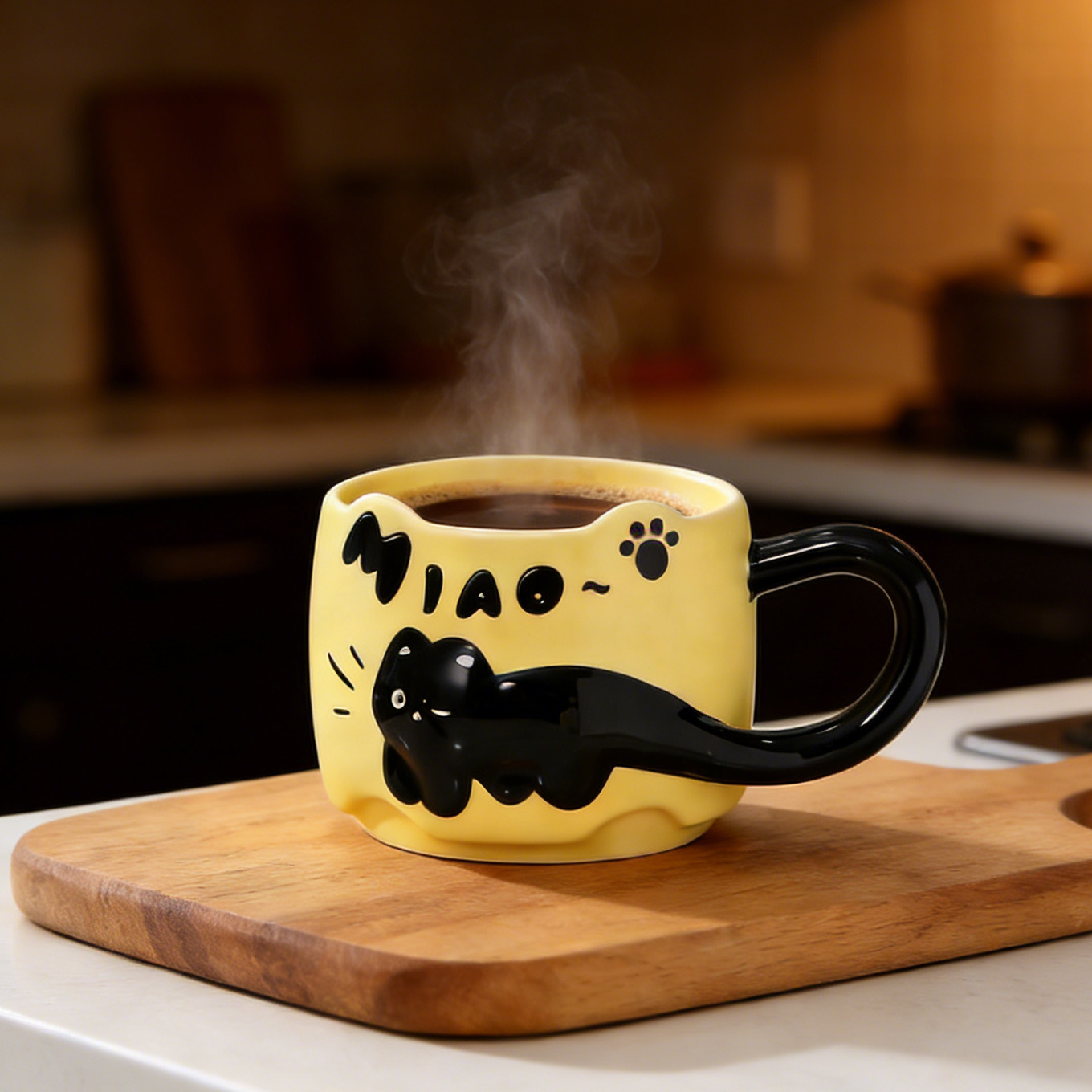 Naughty cat coffee Mugs