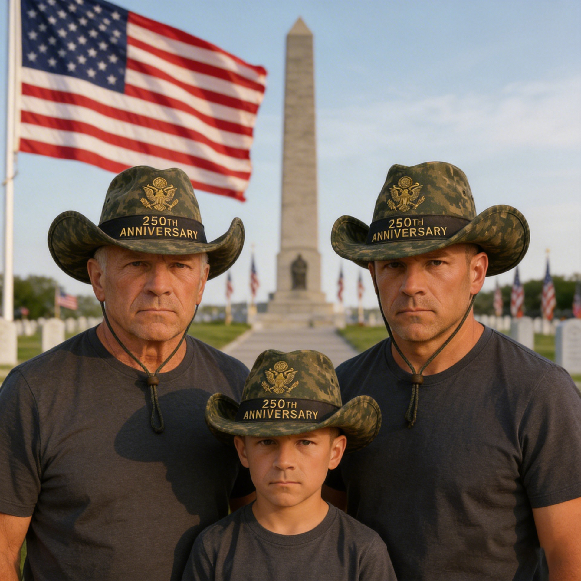 250th Anniversary U.S. Military Cowboy Hats – Honor, Pride, Legacy