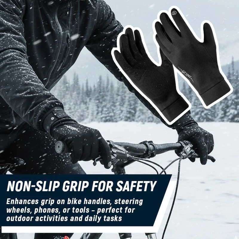 Non-slip warm gloves