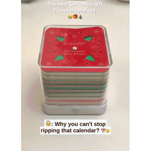 🎄Tree House Paper Sculpture 3D Calendar