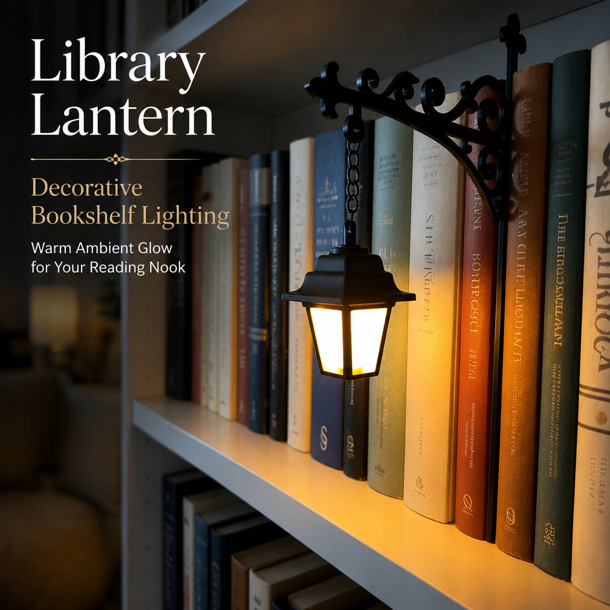 📚Library Lantern-Decorative Bookshelf Lighting