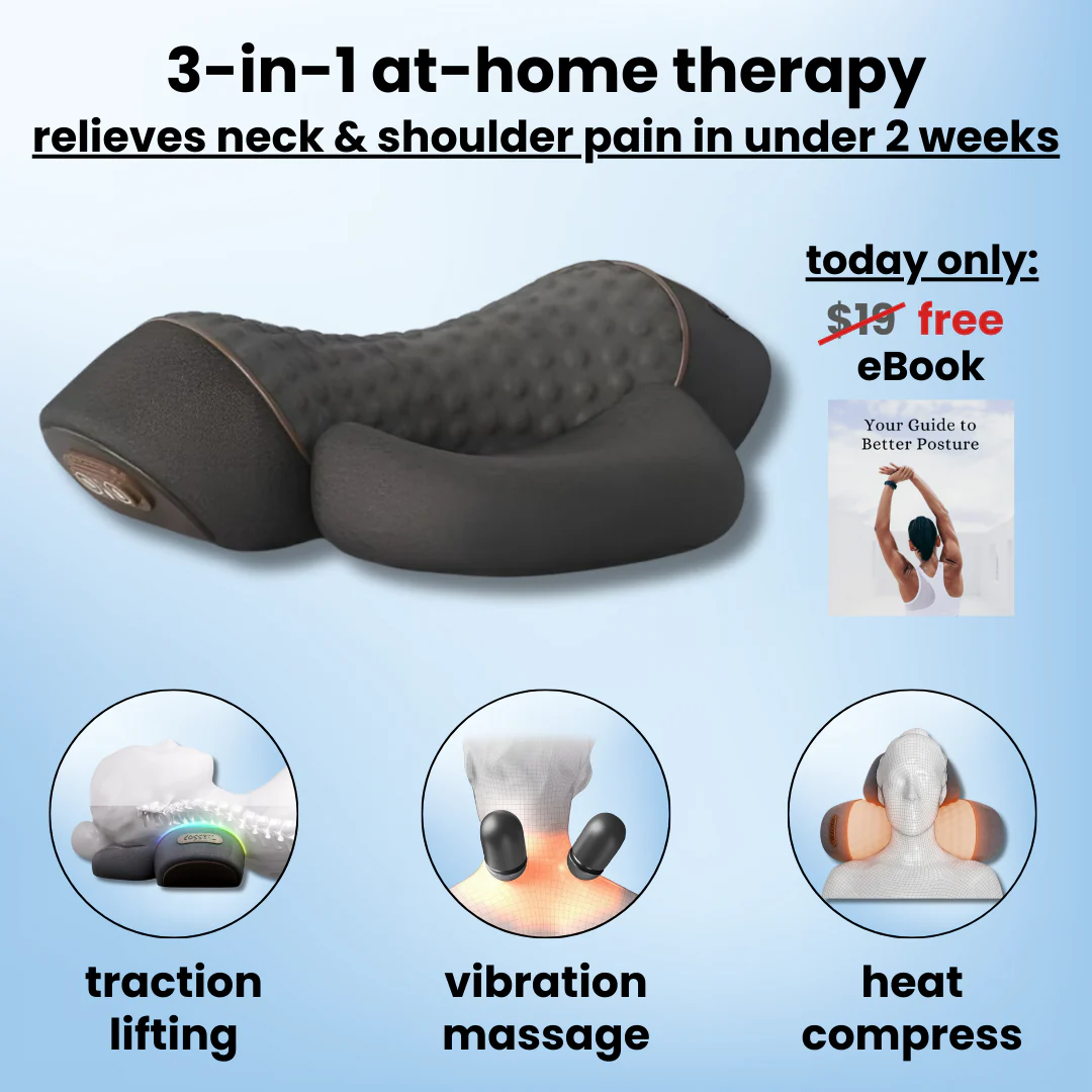 Neck & Shoulder Massager Pillow