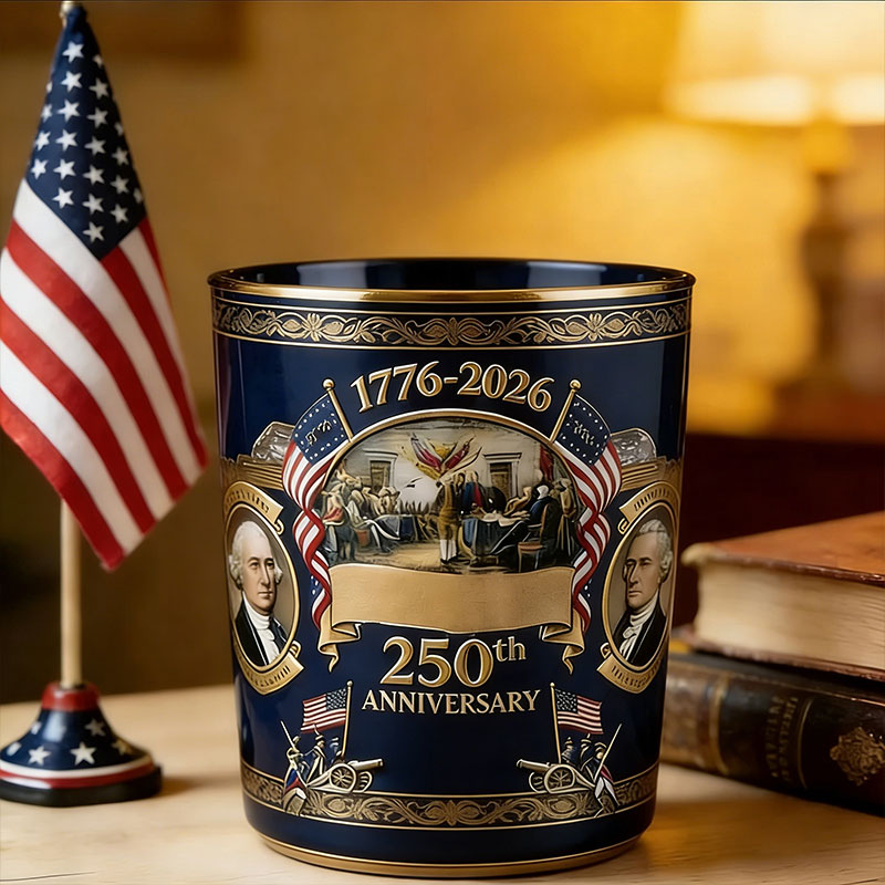 🇺🇸 250th Anniversary Glass Set – 1776-2026 Patriotic Keepsake 🎖️✨