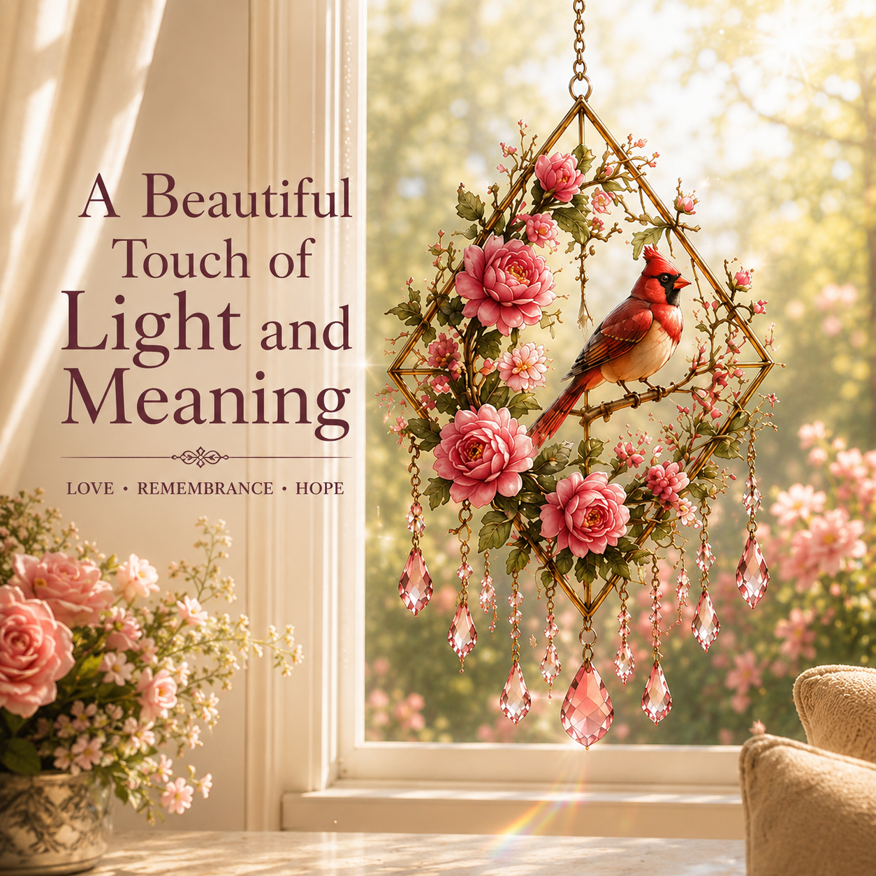 Crystal Garden Suncatcher – Turn an Empty Window Into a Beautiful, Light-Filled Corner