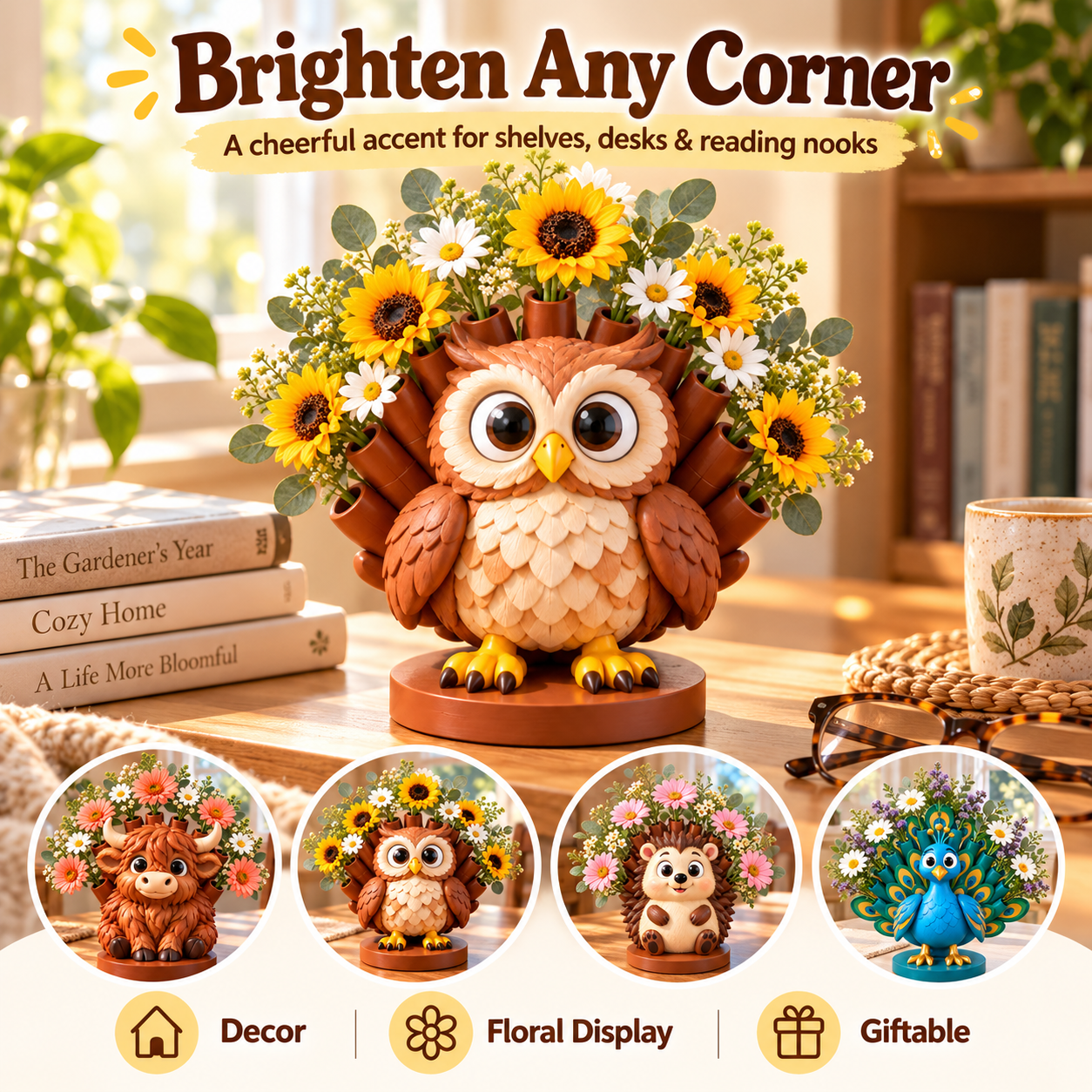 Whimsical Animal Decorative Holder