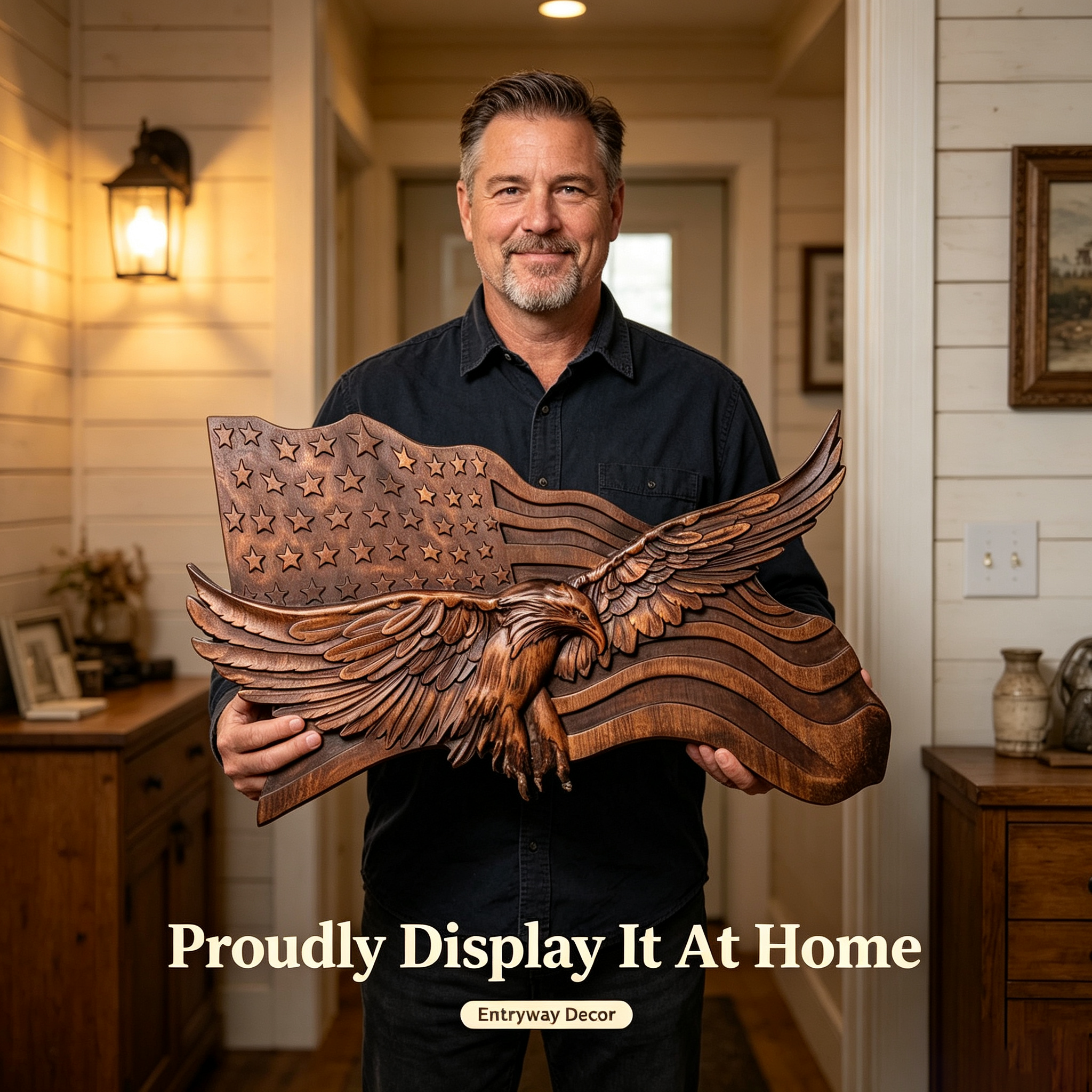 "Wings of Freedom" - Wooden Art
