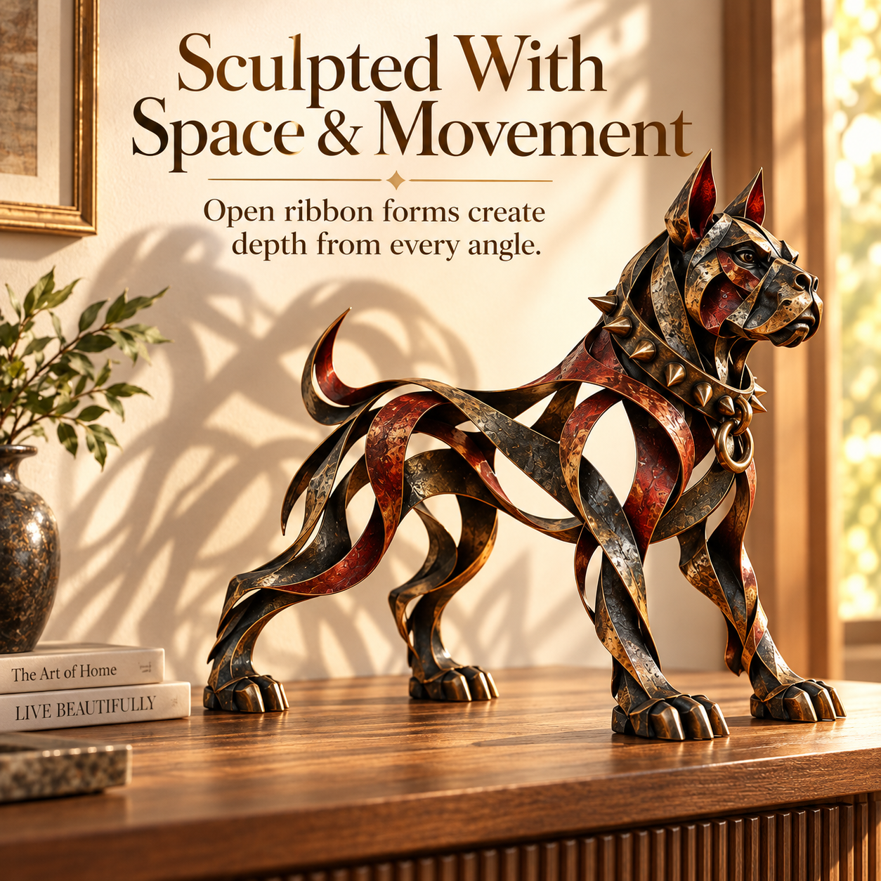 Ribbon-Form Metal Sculpture Collection