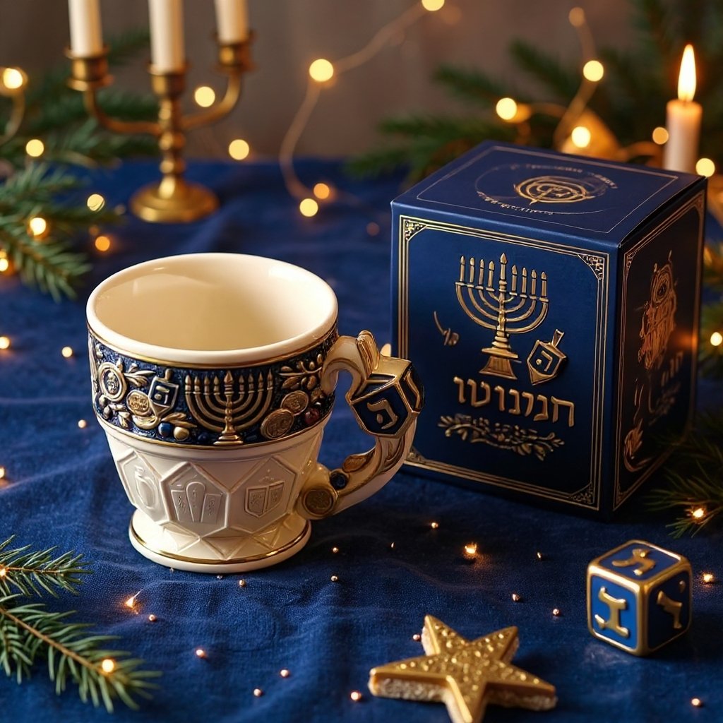 🔥Last Day 49% Off--🕎 Hanukkah Menorah Mug