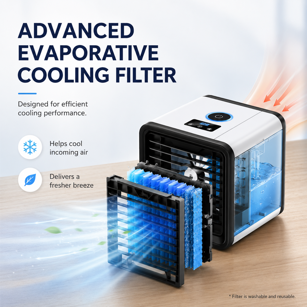 🌬️ Powerful Spray Desktop Air Cooler