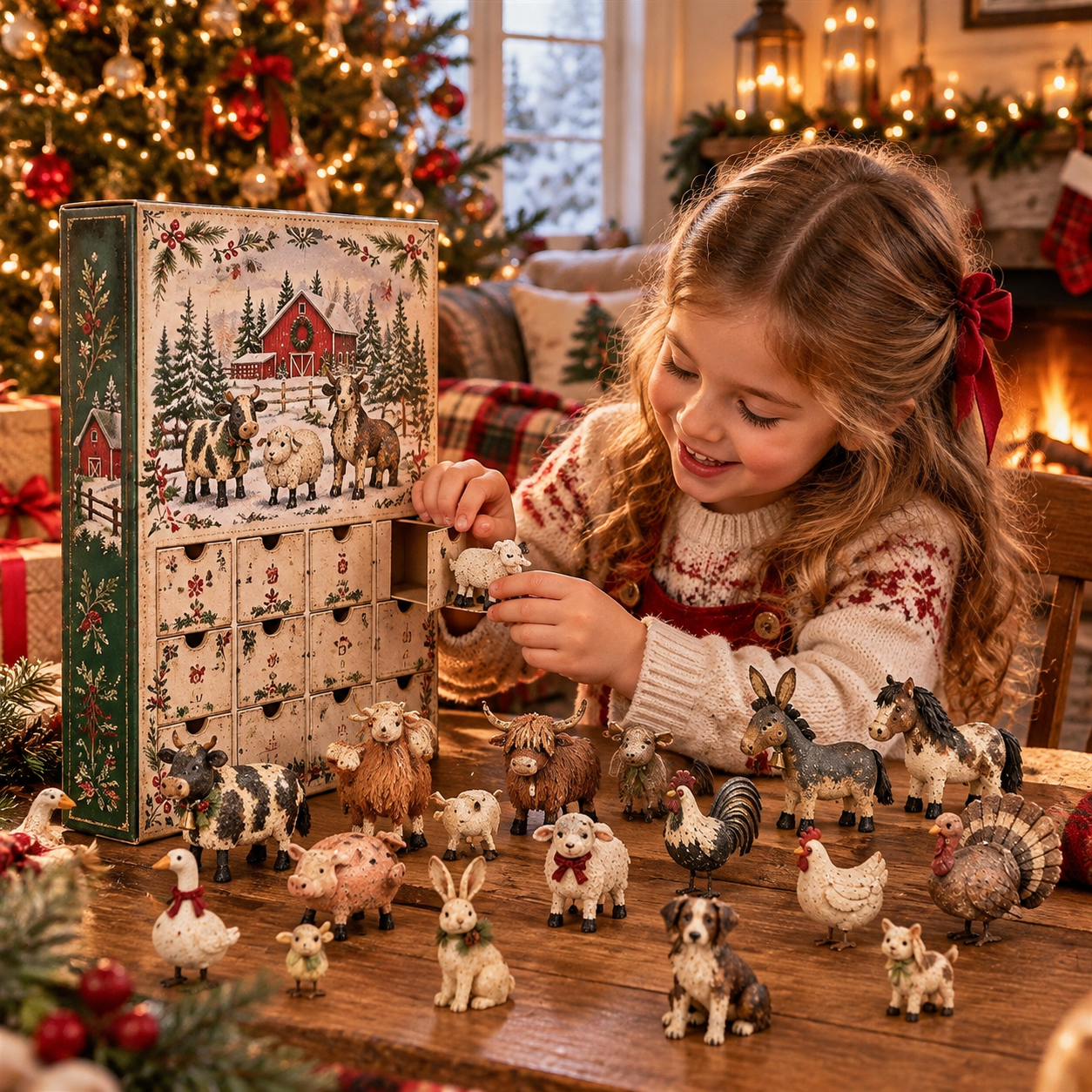 Christmas at the Farm – 24-Day Farm Animal Advent Calendar