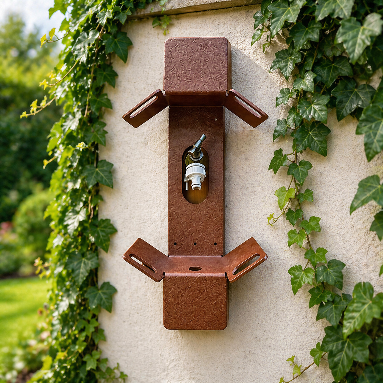 Wall‑Mounted Garden Hose Storage Bracket