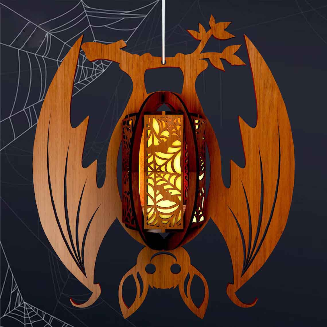 Halloween Deocrative Bat Lantern