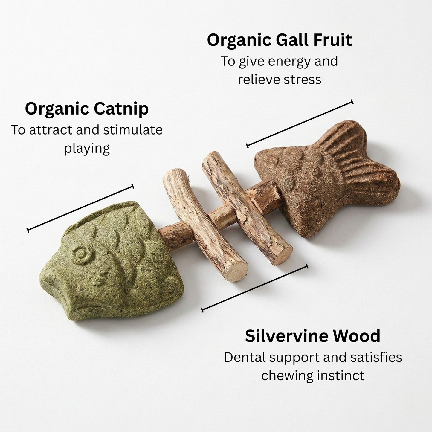 🦷🐱Natural Silvervine Dental Chew Toy for Cats-Let Your Cat Brush Their Own Teeth!