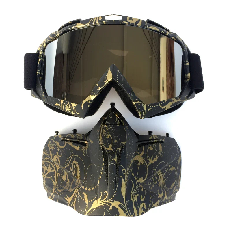 Windproof And Anti-Fog Removable Ski Mask Goggles